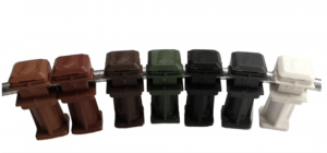 Держатель проводника 8 мм, высота 36 мм, (пластик белый, серый, светло-коричневый, чёрный, зелёный, коричневый, красный) Держатель проводника 8 мм, высота 36 мм, (пластик белый, серый, светло-коричневый, чёрный, зелёный, коричневый, красный)