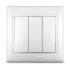 Выключатель 3-кл. СП Севиль 10А IP20 бел. UNIVersal С0043