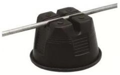 Держатель проводника круглого 8-10 мм для плоской кровли с бетоном Держатель проводника круглого 8-10 мм для плоской кровли с бетоном