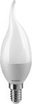 Лампа светодиодная 61 131 OLL-FC37-6-230-6.5K-E14-FR 6Вт свеча на ветру 6500К холод. бел. E14 480лм 230В ОНЛАЙТ 61131