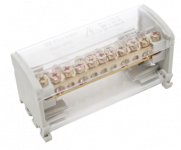 Распределительный блок фаза-ноль 8х12мм 2х7 отв.  125А