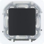 Переключатель 1-кл. Inspiria 10А IP44 250В 10AX механизм антрацит Leg 673673