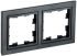 Рамка 2-м BRITE РУ-2-БрЧ черн. IEK BR-M22-K02