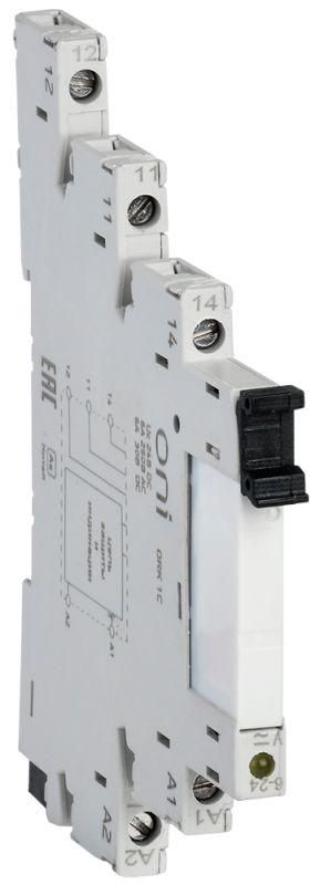 Реле интерфейсное ORK с розеткой 1C 24В DC ONI ORK-1-1C-DC24V