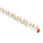 Шина соединительная PIN 2ф 63А мед. изол. 54мод (дл.1м) EKF pin-02-63 Шина соединительная PIN 2ф 63А мед. изол. 54мод (дл.1м) EKF pin-02-63