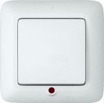 Выключатель 1-кл. СП Прима 6А IP20 с подсветкой бел. (опт. упак.) SchE S16-053-B