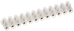 Колодка клеммная ЗВИ-15 4-10кв.мм 12 пар ПВХ полиэтилен IEK UZV1-015-06 Колодка клеммная ЗВИ-15 4-10кв.мм 12 пар ПВХ полиэтилен IEK UZV1-015-06