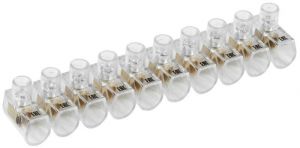 Зажим винтовой концевой изолированный КЗВИ 2.5кв.мм (10х1) IEK UZVK-025-10 Зажим винтовой концевой изолированный КЗВИ 2.5кв.мм (10х1) IEK UZVK-025-10